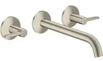 Axor One 3-Loch Waschtischarmatur Unterputz mit Auslauf 220 mm und Hebelgriffen -