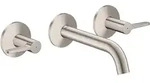 Axor One 3-Loch Waschtischarmatur Unterputz mit Auslauf 160 mm und Hebelgriffen -