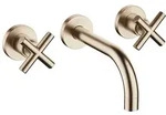Dornbracht Tara. Waschtisch-Wandbatterie Ausladung 160mm - champagne geb&uuml;rstet