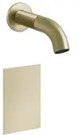 Gessi 316 Trame ber&uuml;hrungsloser Waschtisch-Wand Auslauf, 146mm - messing...