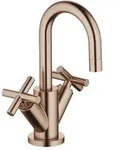 Dornbracht Tara. Waschtisch-Einlochbatterie Ausladung 199mm - bronze geb&uuml;rstet