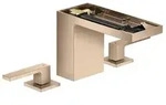 Axor MyEdition 3-Loch Waschtischarmatur 110 ohne Platte - polished red gold optic