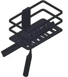 Giese Duschkorb Piano mit Haken und Wischer - schwarz matt