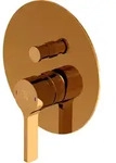 Steinberg Serie 280 Brause-Einhebelmischer f&uuml;r 2 Verbraucher - Rose-Gold