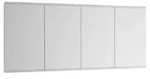 KEUCO Royal Modular 2.0 Spiegelschrank unbeleuchtet, Wandvorbau - Aluminium