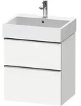 Duravit D-Neo Waschtischunterbau wandh&auml;ngend mit M&ouml;belgriff Edelstahl...