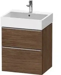 Duravit D-Neo Waschtischunterbau wandh&auml;ngend mit M&ouml;belgriff Edelstahl...