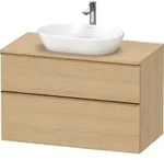 Duravit D-Neo Konsolenwaschtischunterbau mit M&ouml;belgriff Bronze geb&uuml;rstet -...