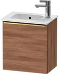 Duravit D-Neo Waschtischunterbau wandh&auml;ngend mit M&ouml;belgriff Gold poliert -...