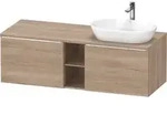 Duravit D-Neo Konsolenwaschtischunterbau mit M&ouml;belgriff chrom - eiche...