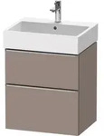 Duravit D-Neo Waschtischunterbau wandh&auml;ngend mit M&ouml;belgriff Edelstahl...