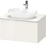 Duravit D-Neo Konsolenwaschtischunterbau mit M&ouml;belgriff chrom - Wei&szlig; Hochglanz