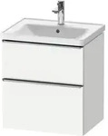 Duravit D-Neo Waschtischunterbau wandh&auml;ngend mit M&ouml;belgriff Edelstahl...