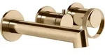 Gessi Anello Unterputz-Einhebel-Wannenmischer 188-158mm - warm bronze PVD