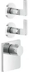 Gessi Inciso Hochleistungs-Thermostat mit 2 separaten Wegen - chrom