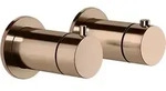Gessi Anello 3-Wege Unterputz-Thermostat - Kupfer PVD