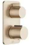 Dornbracht Liss&eacute; UP-Thermostat mit Einweg-Mengenregulierung - light gold geb&uuml;rstet
