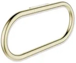 HEWI Serie 480 Handtuchring Messing gl&auml;nzend - messing gl&auml;nzend