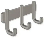 HEWI Serie 480 Hakenleiste dunkelgrau perlglimmer tiefmatt - dunkelgrau...