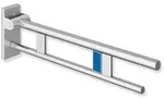 HEWI System 900 St&uuml;tzklappgriff Duo, Design A, mit Sp&uuml;lausl&ouml;sung, 912mm -