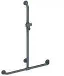 HEWI Serie 477/801 Duschhandlauf mit verschiebbarer Brausehalterstange -...