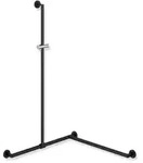 HEWI System 900 Duschhandlauf mit verschiebbarer Brausehalterstange, 1250/765/765mm -