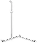 HEWI System 900 Duschhandlauf mit verschiebbarer Brausehalterstange, 1250/1185/765mm