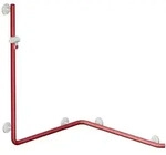 HEWI System 800 K Duschhandlauf 1250/762mm - rubinrot