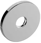 KEUCO Wandrosette &Uuml;bergr&ouml;&szlig;e f&uuml;r G1/2 Anschl&uuml;sse Unterputz - Schwarzchrom