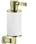 Gessi Inciso Seifenspender Wandmodell, Glas hell - messing