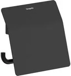 Hansgrohe Papierrollenhalter AddStoris S mit Deckel - schwarz matt