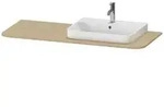 Duravit Happy D.2 Plus Konsolenplatte mit einem Ausschnitt, 1300 x 550mm -