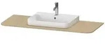 Duravit Happy D.2 Plus Konsolenplatte mit einem Ausschnitt, 1300 x 550mm -