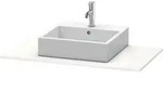Duravit Xsquare Konsole mit einem Ausschnitt XS060E, 1000 x 550mm - taupe supermatt
