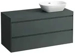 LAUFEN Lani Waschtischplatte mit Unterschrank 1185mm, mit Ausschnitt rechts -