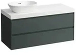 LAUFEN Lani Waschtischplatte mit Unterschrank 1185mm, mit Ausschnitt links -