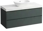 LAUFEN Lani Waschtischplatte mit Unterschrank 1185mm, mit Ausschnitt mittig -