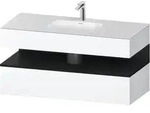 Duravit Collection One Einbauwaschtisch mit Unterbau 1200mm - Wei&szlig; Matt Dekor