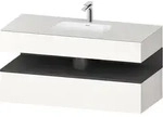 Duravit Collection One Einbauwaschtisch mit Unterbau 1200mm - wei&szlig; supermatt