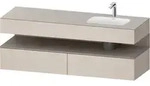 Duravit Collection One Einbauwaschtisch mit Unterbau 1600mm - Taupe