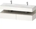 Duravit Collection One Einbauwaschtisch mit Unterbau 1600mm - wei&szlig; supermatt
