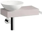 LAUFEN Piccolo Novo, Becken links - oyster matt