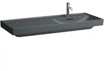 LAUFEN Meda Waschtisch mit Ablage links 1200 x 460mm - graphit matt