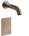 Gessi 316 Intreccio ber&uuml;hrungsloser Waschtisch-Wand Auslauf, 200mm - Kupfer