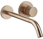 Dornbracht Meta Pure Waschtisch-Wand-Einhandbatterie Ausladung 250mm - Bronze