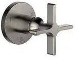 Dornbracht Vaia UP-Dreiwege-Umstellung Kreuzgriff - brushed dark platinum