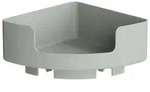 HEWI Serie 802 LifeSystem Eckablage - felsgrau