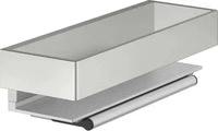KEUCO 11159060000, KEUCO Edition 11 Duschkorb mit integriertem Glasabzieher...