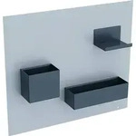 Geberit Acanto Magnetwand-Set 449 x 388 x 75mm - sand-grau matt