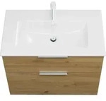 burgbad Eqio Slim Badm&ouml;bel-Set SHBT082 Eiche Dekor Urban/Alpinweiss - Eiche...